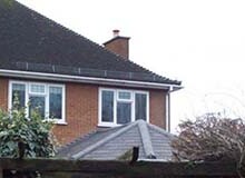 New installed conservatory roof